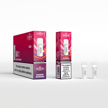 SKE 600 Refill Pod 2 Pack - Blueberry Raspberries - PJW Vapes | UK Leading Vape Wholesaler