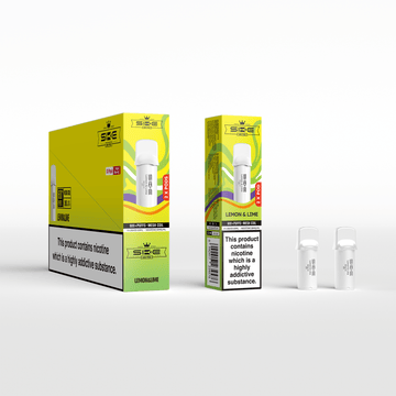 SKE 600 Refill Pod 2 Pack - Lemon & Lime - PJW Vapes | UK Leading Vape Wholesaler