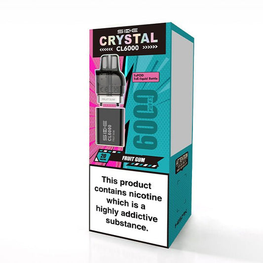 SKE CL6000 Pods - Fruit Gum - PJW Vapes | UK Leading Vape Wholesaler