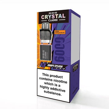 SKE CL6000 Pods - Grape Splash - PJW Vapes | UK Leading Vape Wholesaler