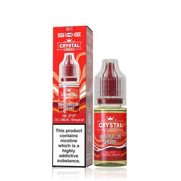 SKE Crystal Original Salts - 10ml - Watermelon Cherry - PJW Vapes | UK Leading Vape Wholesaler