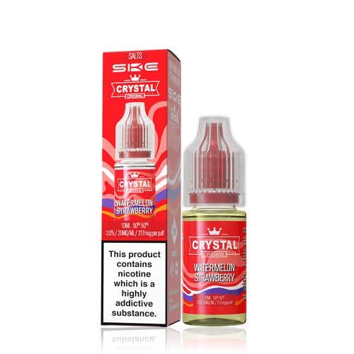 SKE Crystal Original Salts - 10ml - Watermelon Strawberry - PJW Vapes | UK Leading Vape Wholesaler