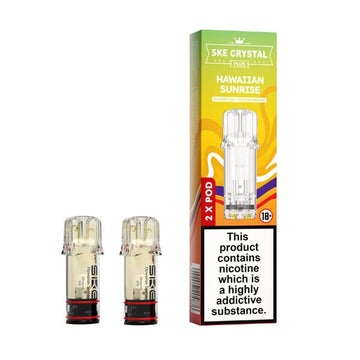 SKE Crystal Plus Prefilled Pods - Hawaiian Sunrise - PJW Vapes | UK Leading Vape Wholesaler