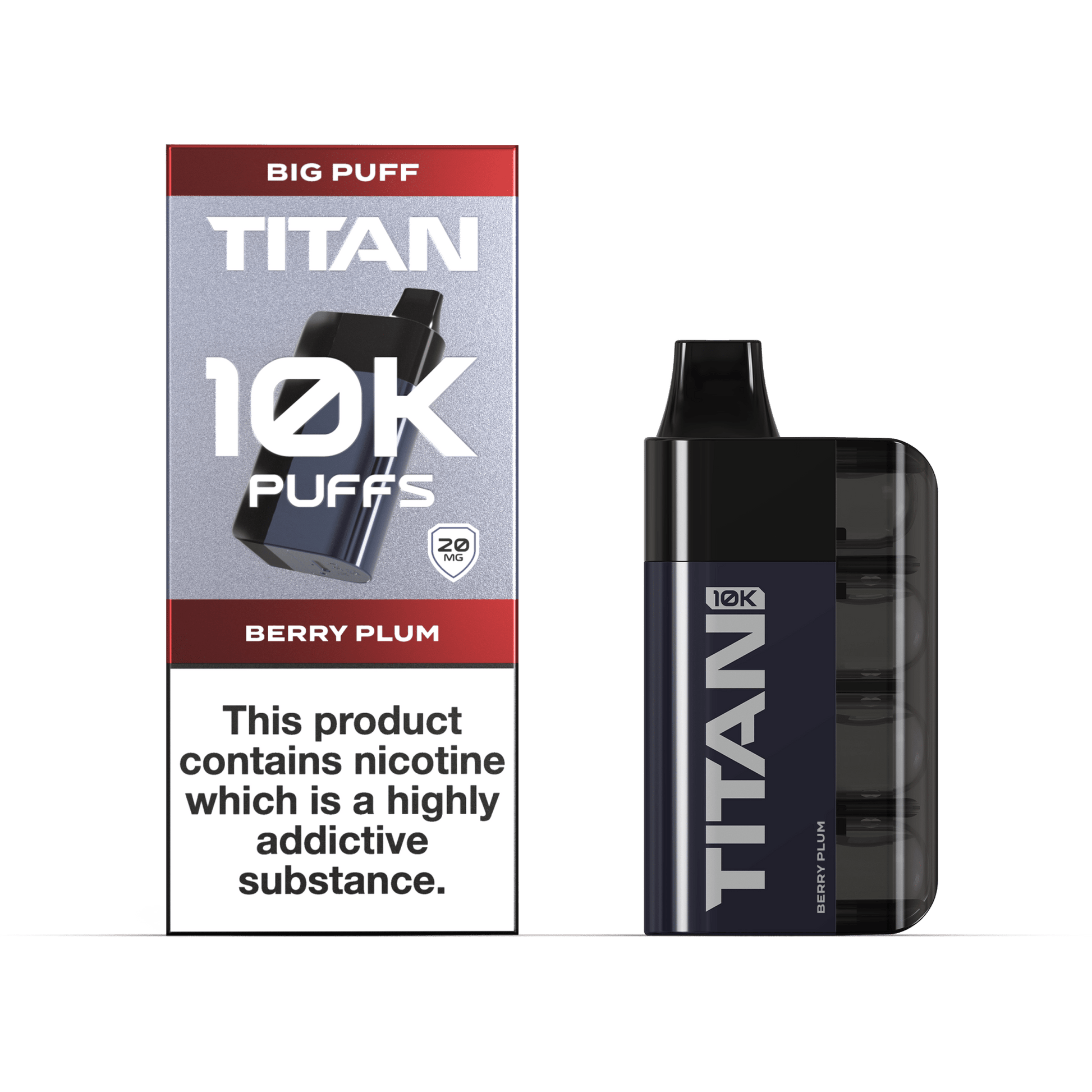 Titan 10K - Berry Plum - PJW Vapes | UK Leading Vape Wholesaler