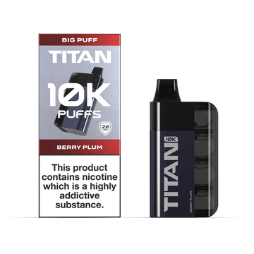 Titan 10K - Berry Plum - PJW Vapes | UK Leading Vape Wholesaler