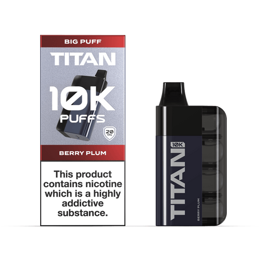 Titan 10K - Berry Plum - PJW Vapes | UK Leading Vape Wholesaler