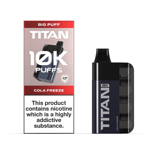 Titan 10K - Cola Freeze - PJW Vapes | UK Leading Vape Wholesaler