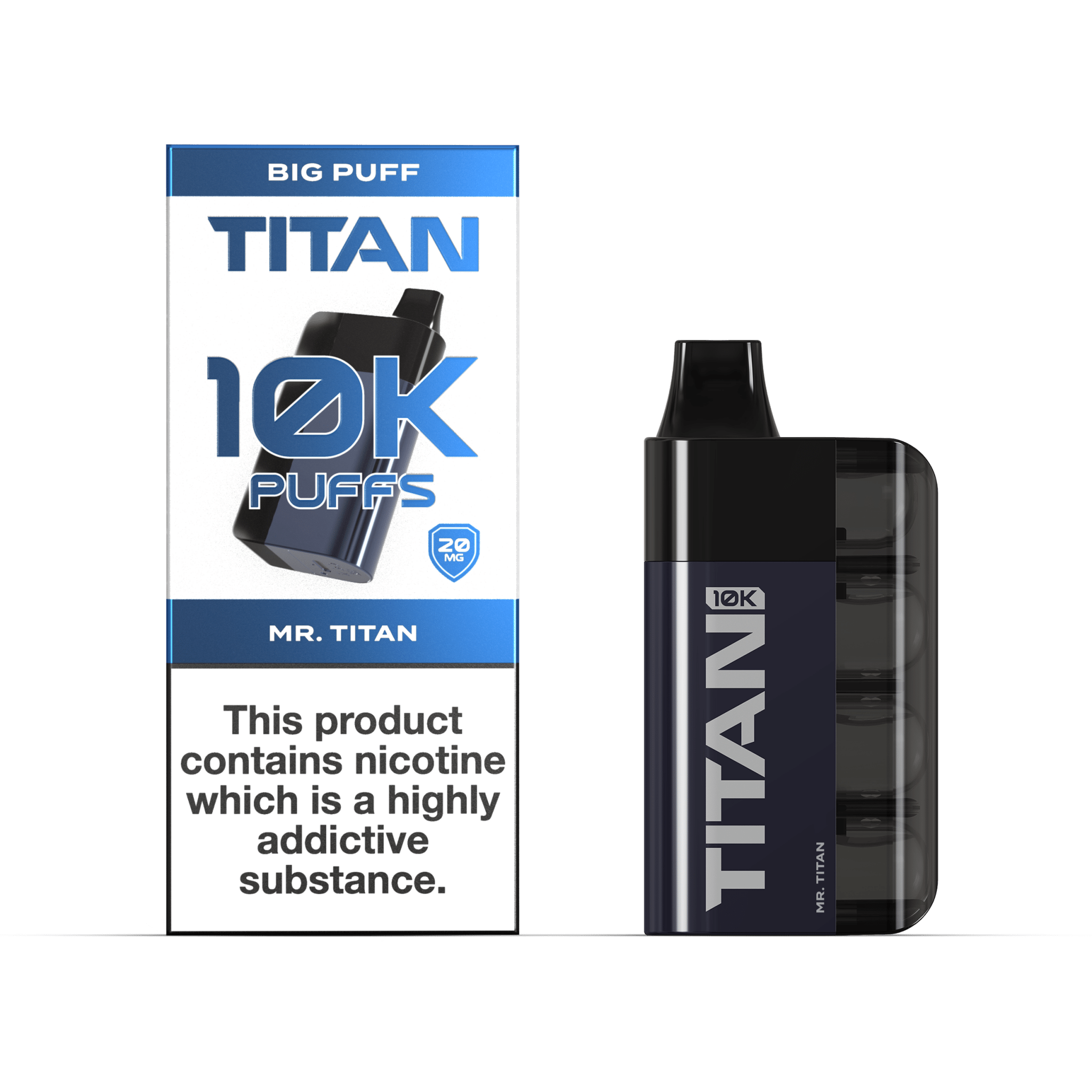 Titan 10K - Mr Titan - PJW Vapes | UK Leading Vape Wholesaler