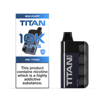 Titan 10K - Mr Titan - PJW Vapes | UK Leading Vape Wholesaler