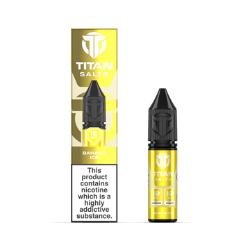 Titan Salts - 10ML - Banana Ice - PJW Vapes | UK Leading Vape Wholesaler