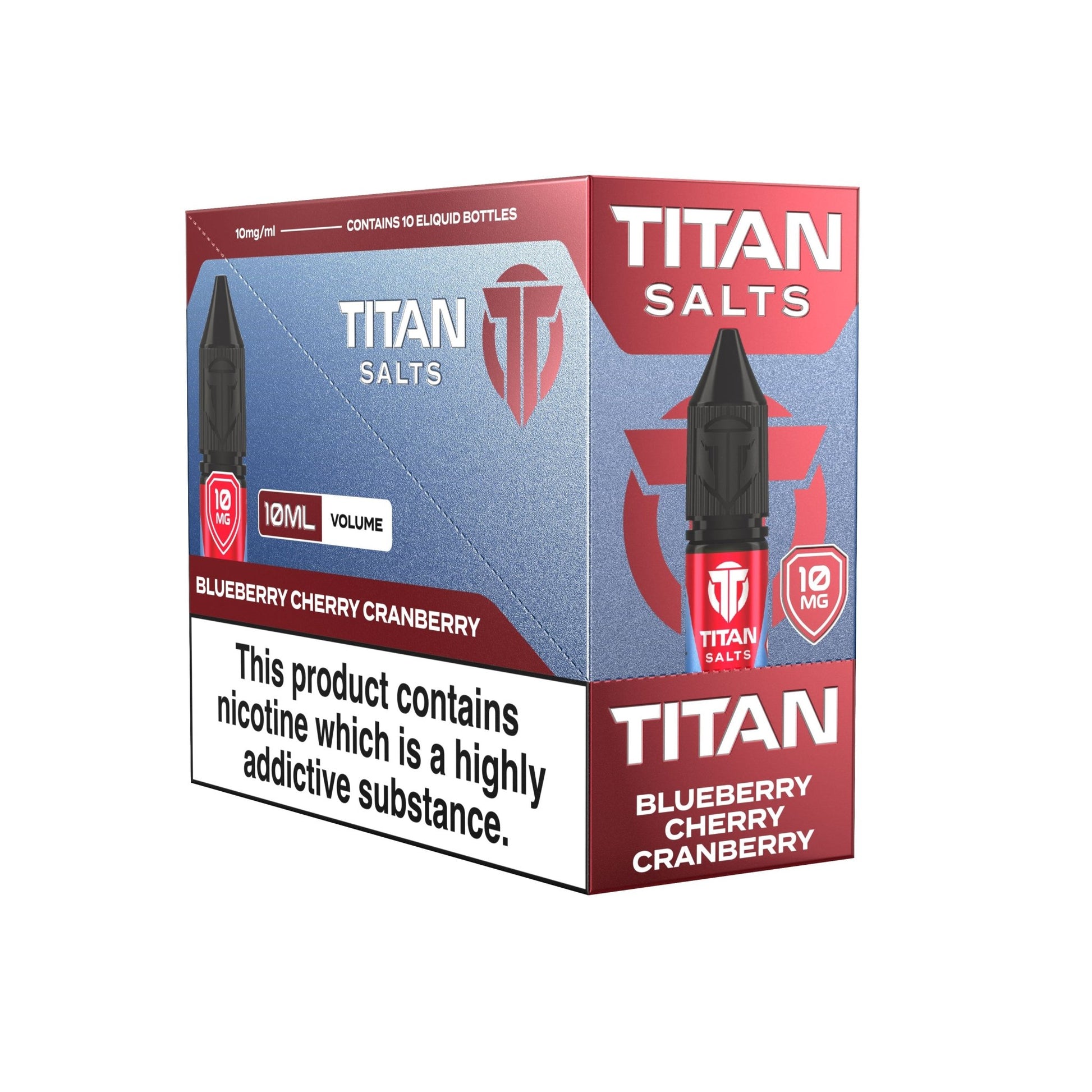 Titan Salts - 10ML - Blueberry Cherry Cranberry - PJW Vapes | UK Leading Vape Wholesaler