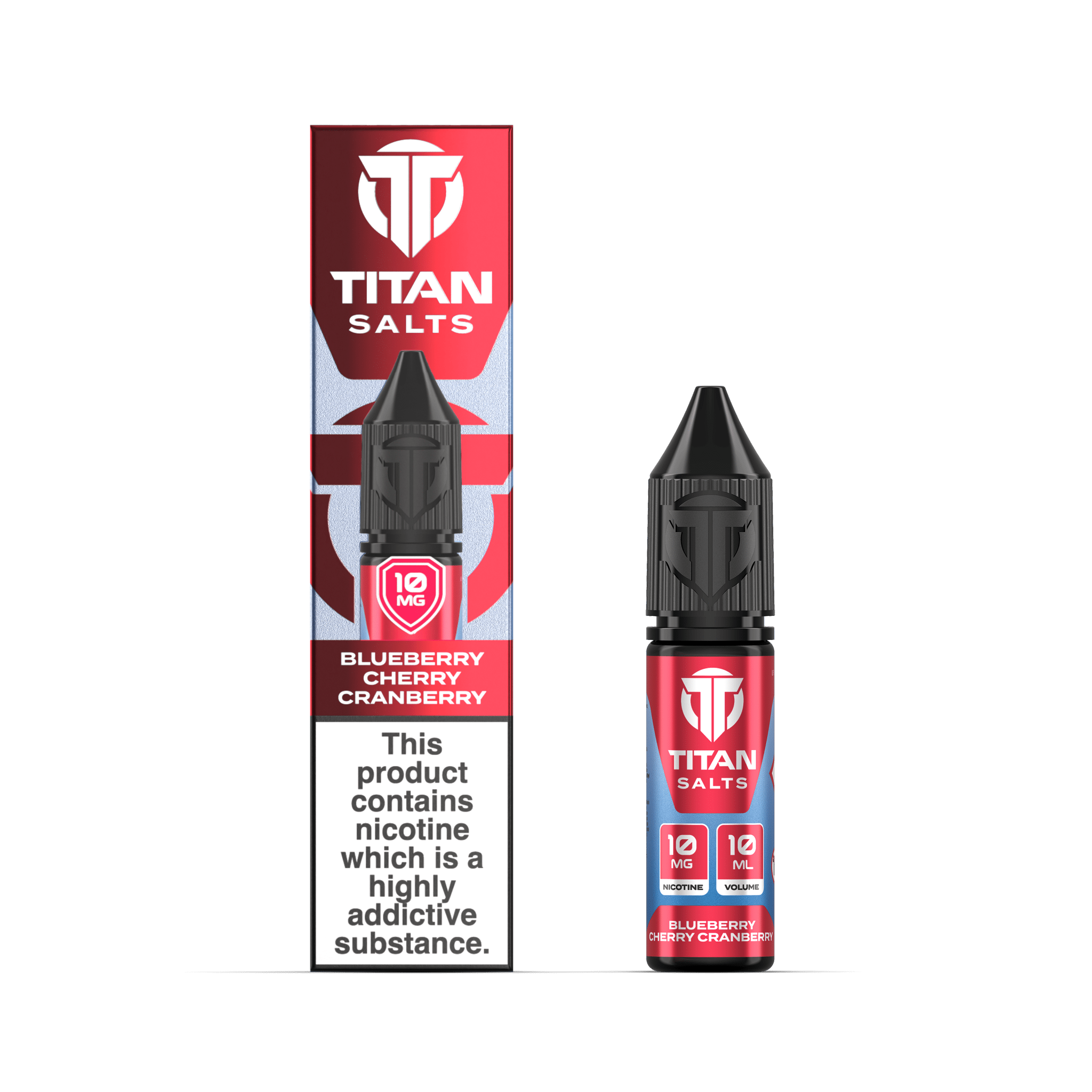 Titan Salts - 10ML - Blueberry Cherry Cranberry - PJW Vapes | UK Leading Vape Wholesaler