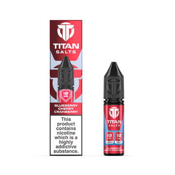 Titan Salts - 10ML - Blueberry Cherry Cranberry - PJW Vapes | UK Leading Vape Wholesaler