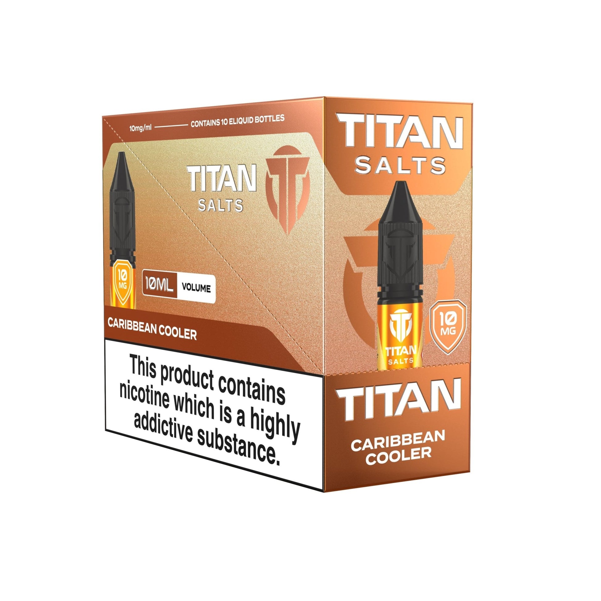 Titan Salts - 10ML - Caribbean Cooler - PJW Vapes | UK Leading Vape Wholesaler