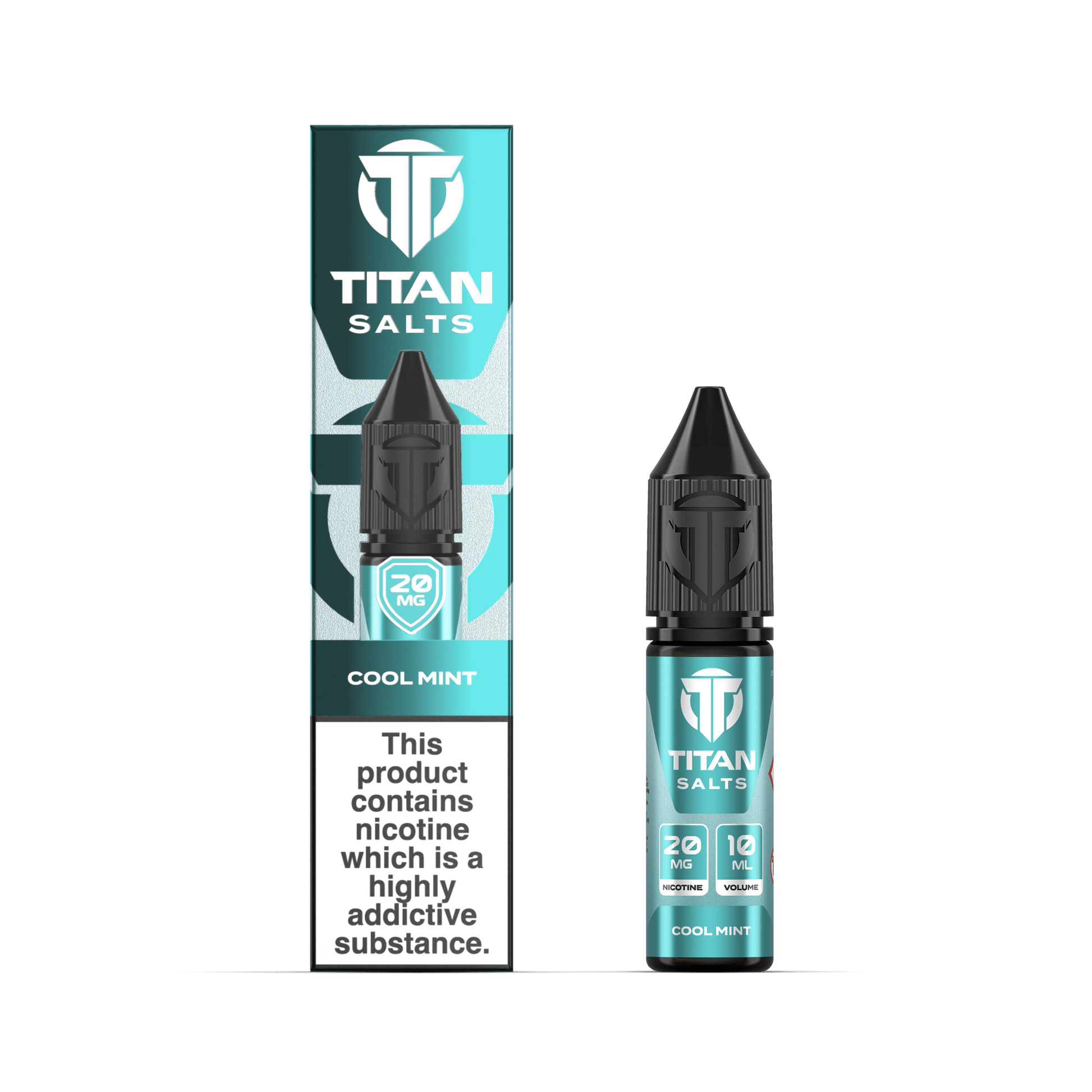 Titan Salts - 10ML - Cool Mint - PJW Vapes | UK Leading Vape Wholesaler