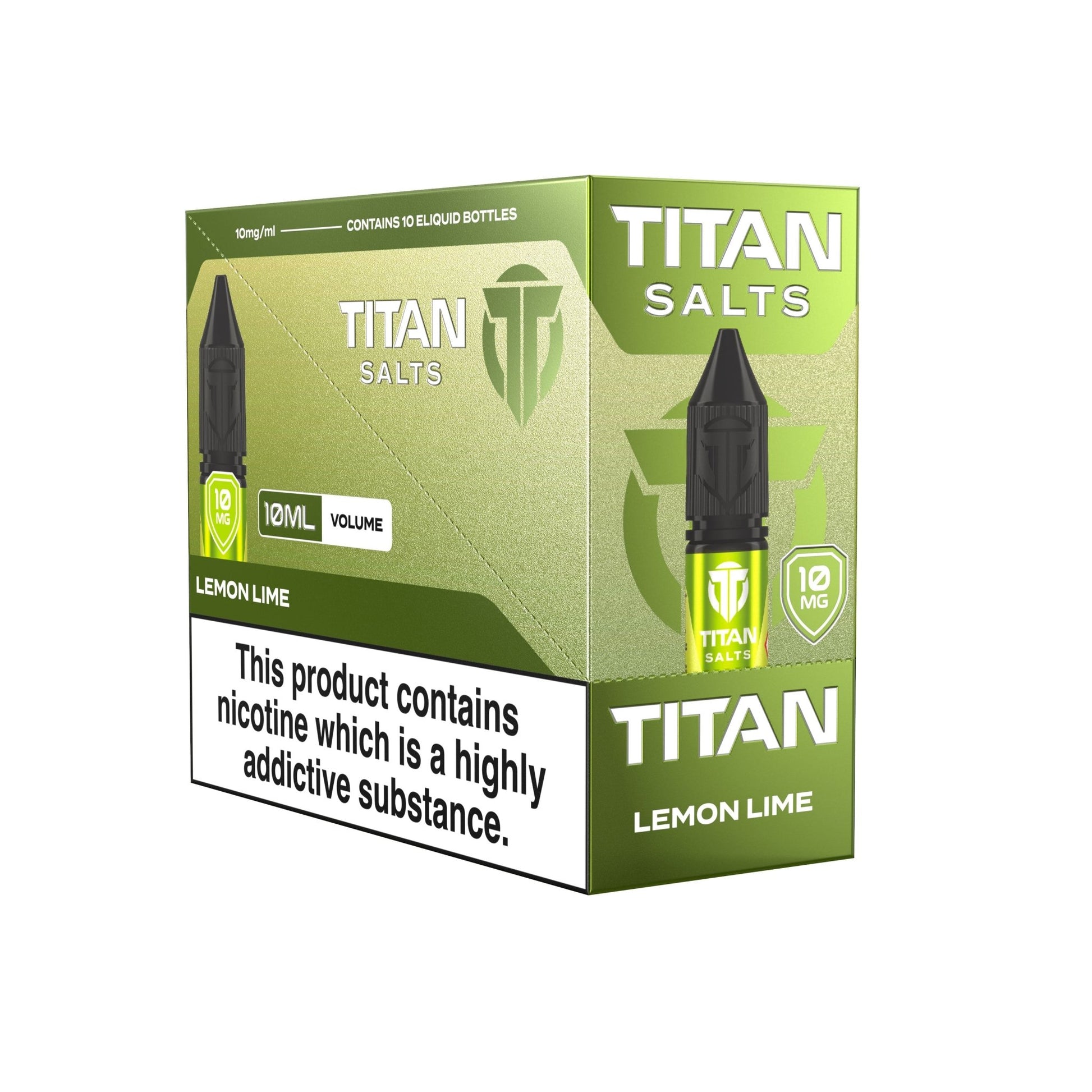Titan Salts - 10ML - Lemon Lime - PJW Vapes | UK Leading Vape Wholesaler