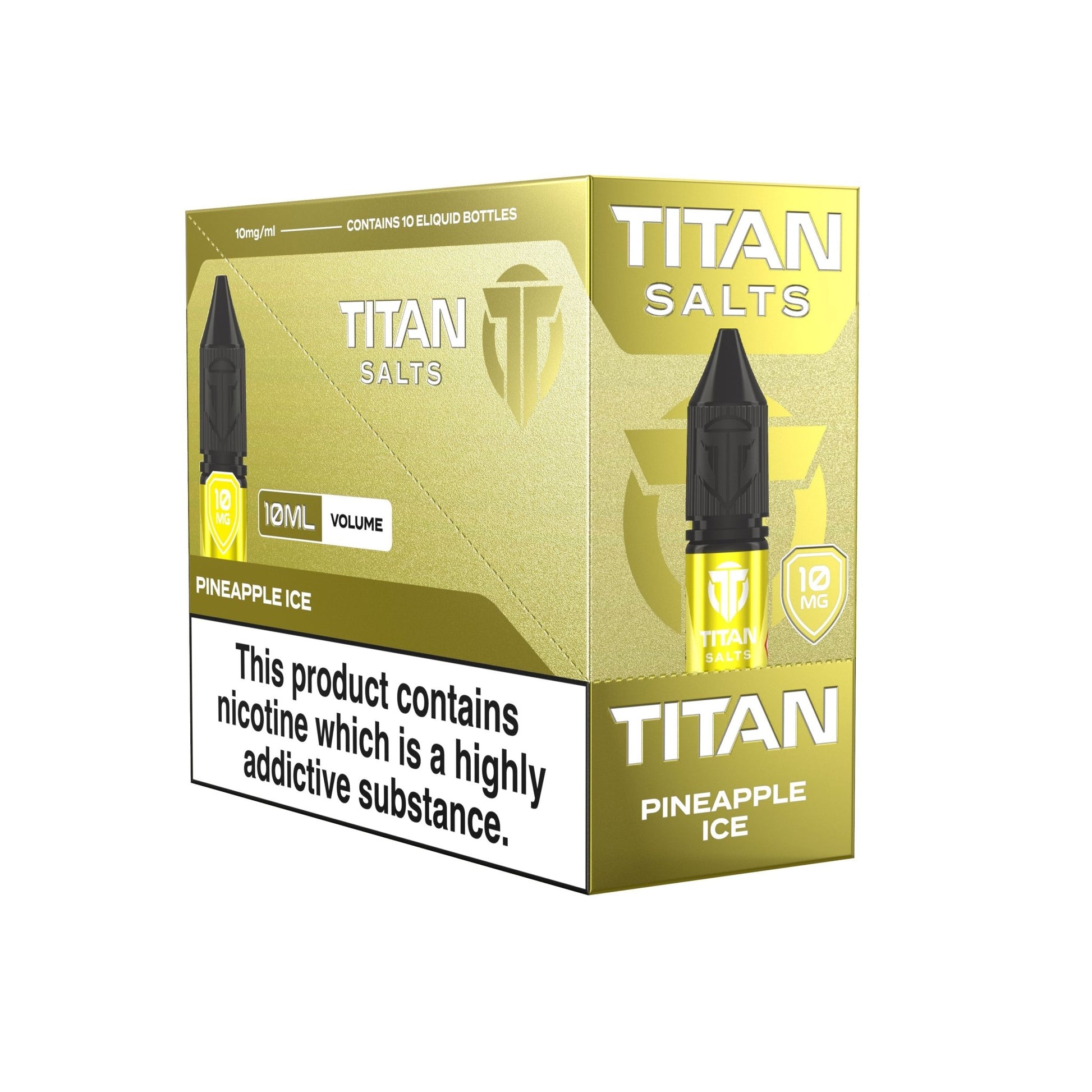 Titan Salts - 10ML - Pineapple Ice - PJW Vapes | UK Leading Vape Wholesaler