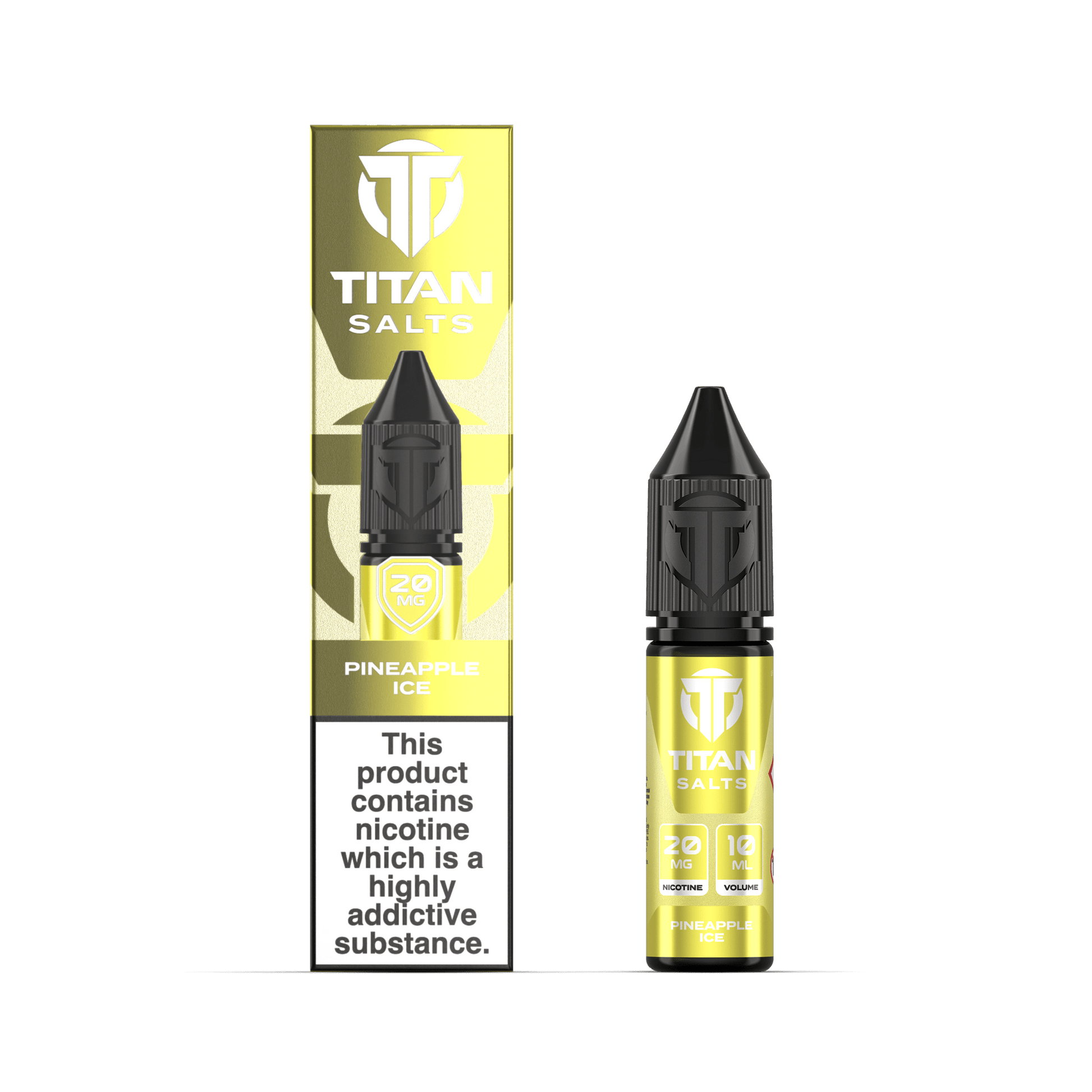 Titan Salts - 10ML - Pineapple Ice - PJW Vapes | UK Leading Vape Wholesaler