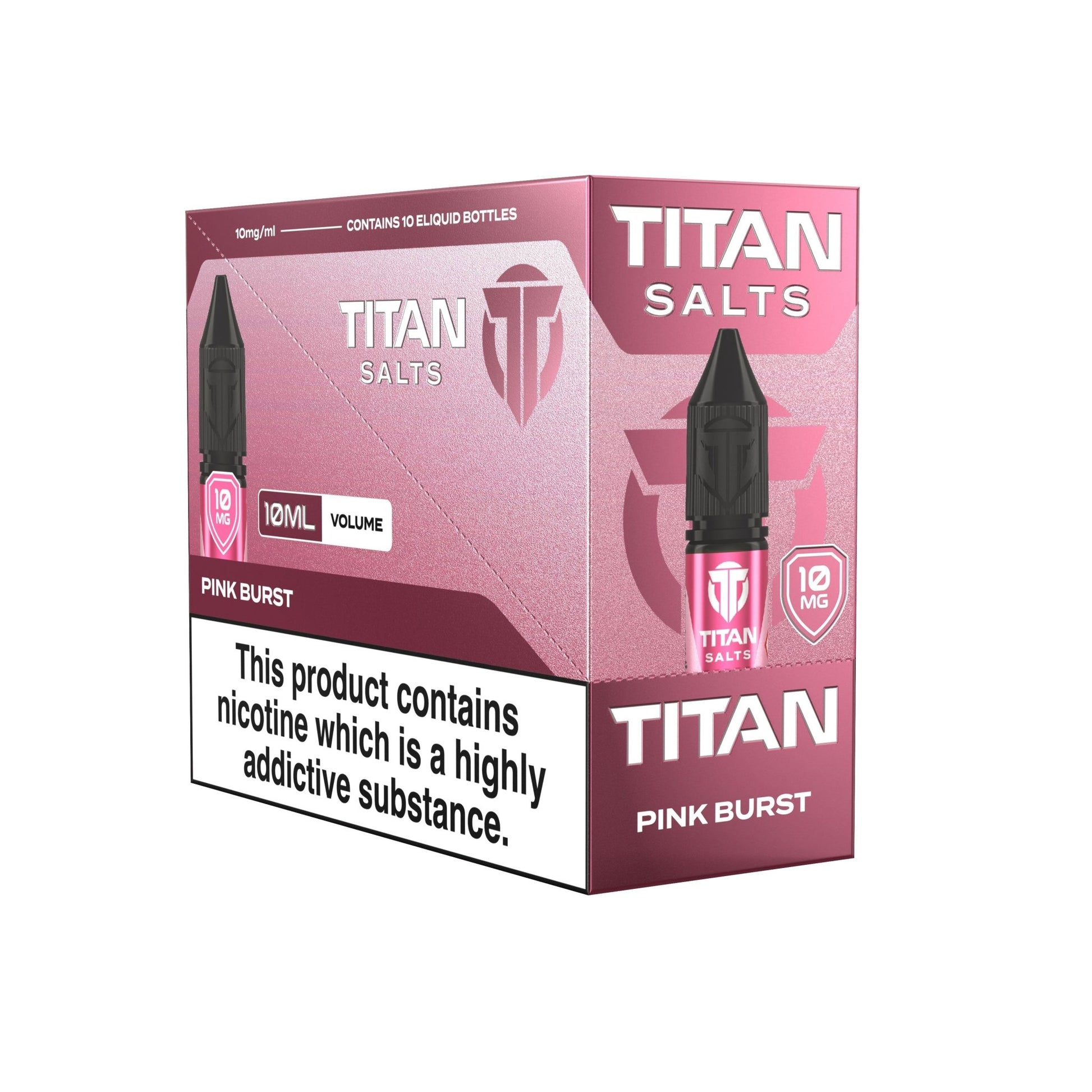 Titan Salts - 10ML - Pink Burst - PJW Vapes | UK Leading Vape Wholesaler
