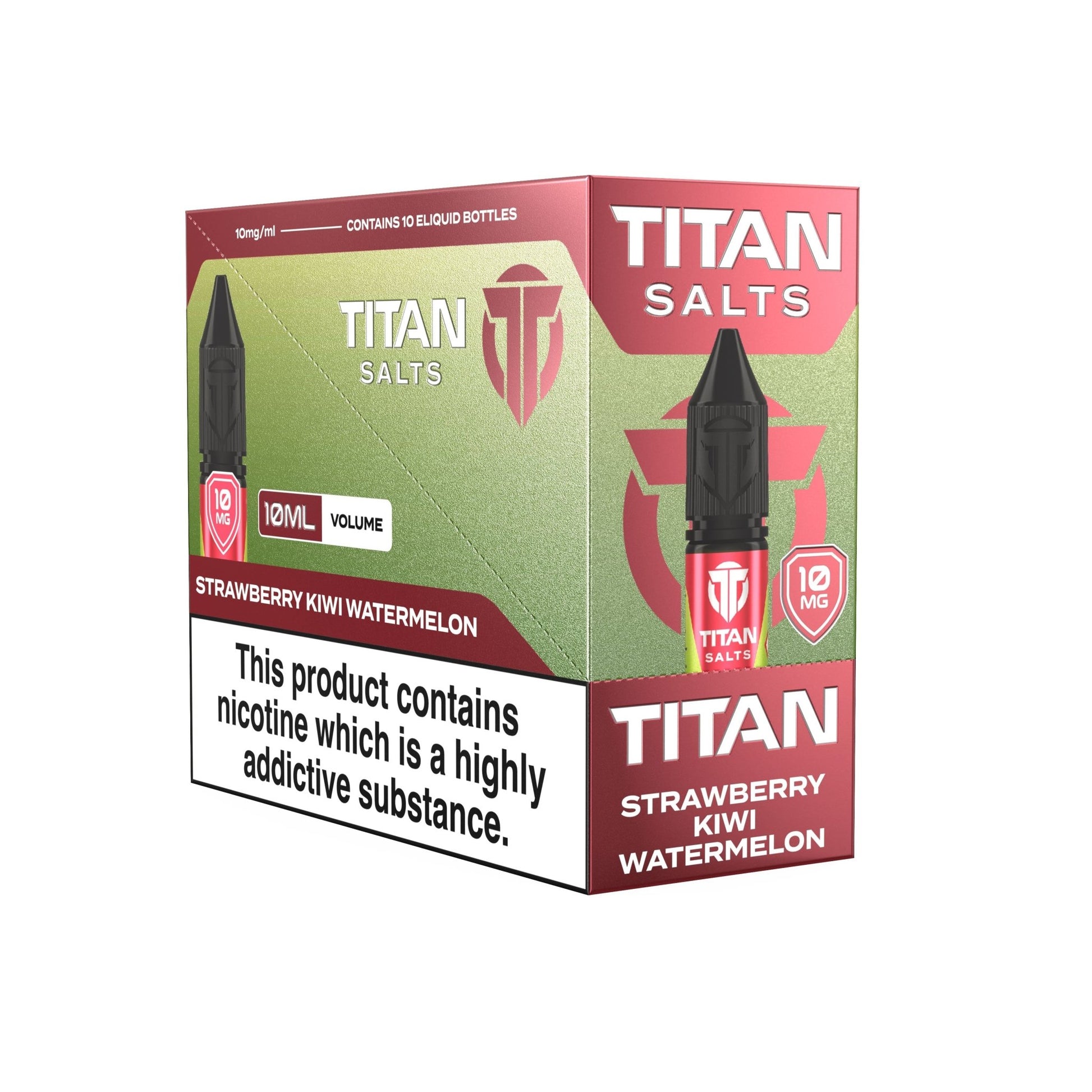 Titan Salts - 10ML - Strawberry Kiwi Watermelon - PJW Vapes | UK Leading Vape Wholesaler