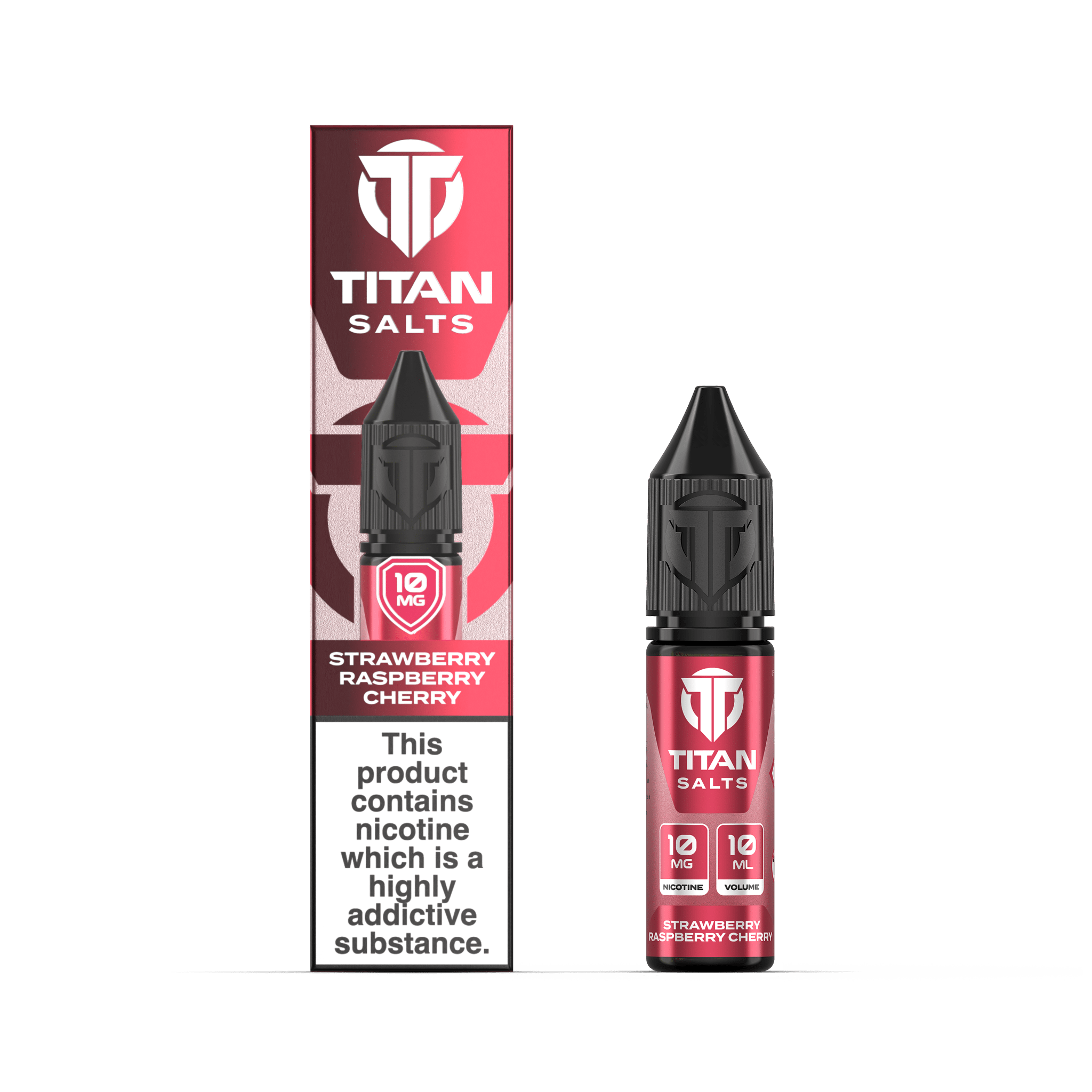 Titan Salts - 10ML - Strawberry Raspberry Cherry - PJW Vapes | UK Leading Vape Wholesaler