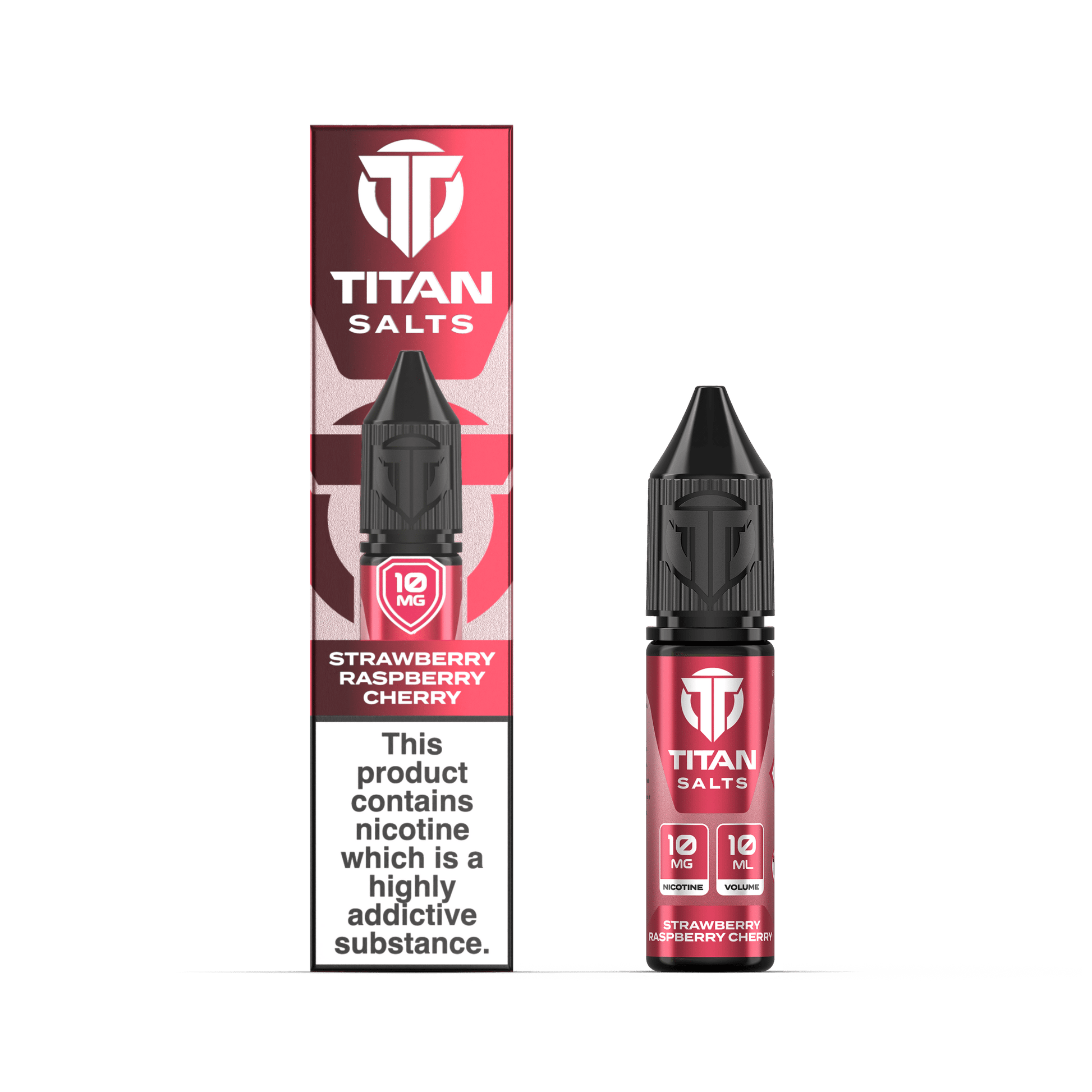 Titan Salts - 10ML - Strawberry Raspberry Cherry - PJW Vapes | UK Leading Vape Wholesaler