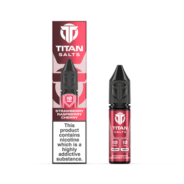 Titan Salts - 10ML - Strawberry Raspberry Cherry - PJW Vapes | UK Leading Vape Wholesaler
