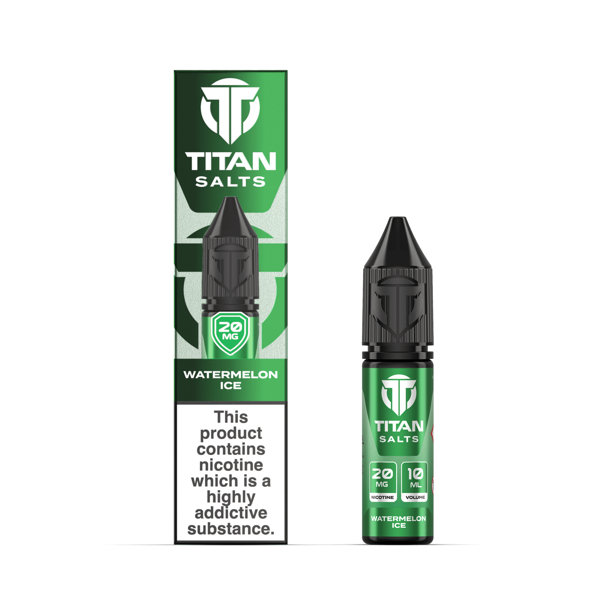 Titan Salts - 10ML - Watermelon Ice - PJW Vapes | UK Leading Vape Wholesaler