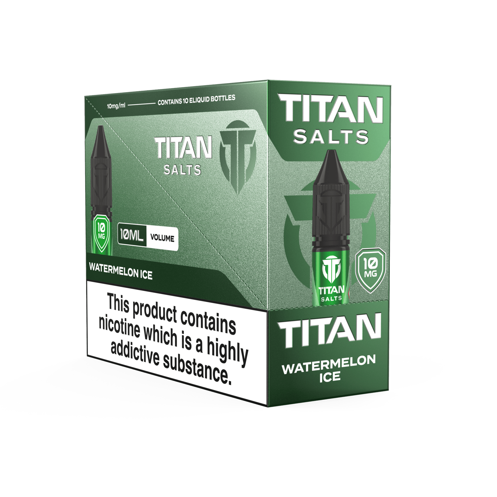 Titan Salts - 10ML - Watermelon Ice - PJW Vapes | UK Leading Vape Wholesaler