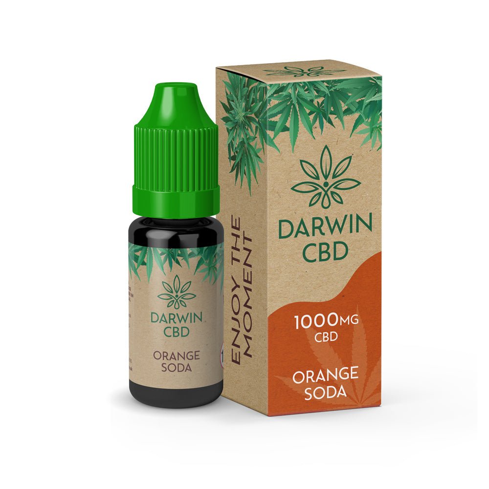Dawin CBD 1000MG - 10ML - Orange Soda - PJW Vapes | Glasgow Vape Wholesaler