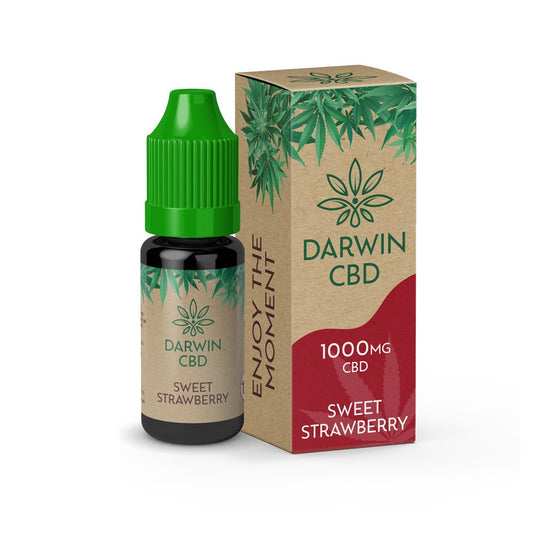 Dawin CBD 1000MG - 10ML - Sweet Strawberry - PJW Vapes | Glasgow Vape Wholesaler