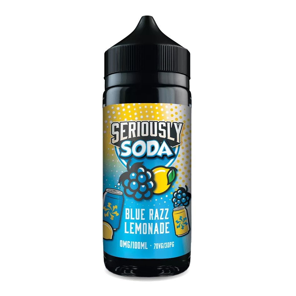 Doozy Seriously Soda - 100ml - Blue Razz Lemonade - PJW Vapes | Glasgow Vape Wholesaler