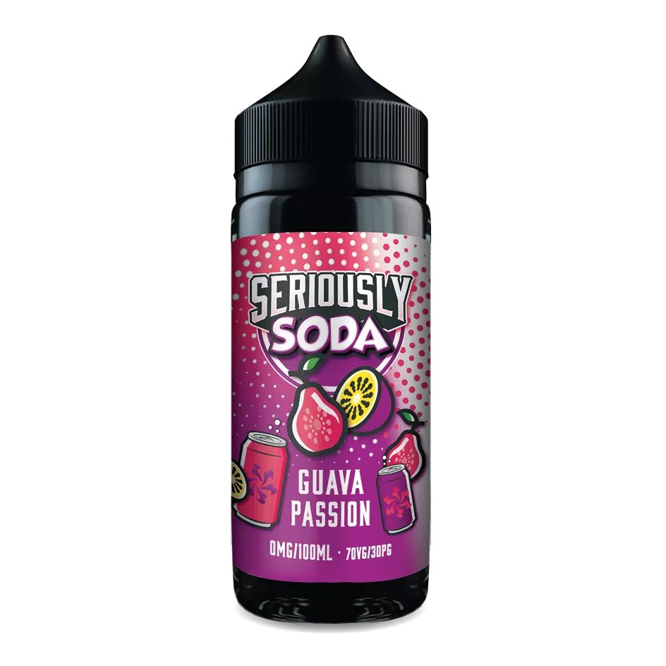 Doozy Seriously Soda - 100ml - Guava Passion - PJW Vapes | Glasgow Vape Wholesaler