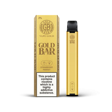 Gold Bar - Strawberry Parfait - PJW Vapes | Glasgow Vape Wholesaler