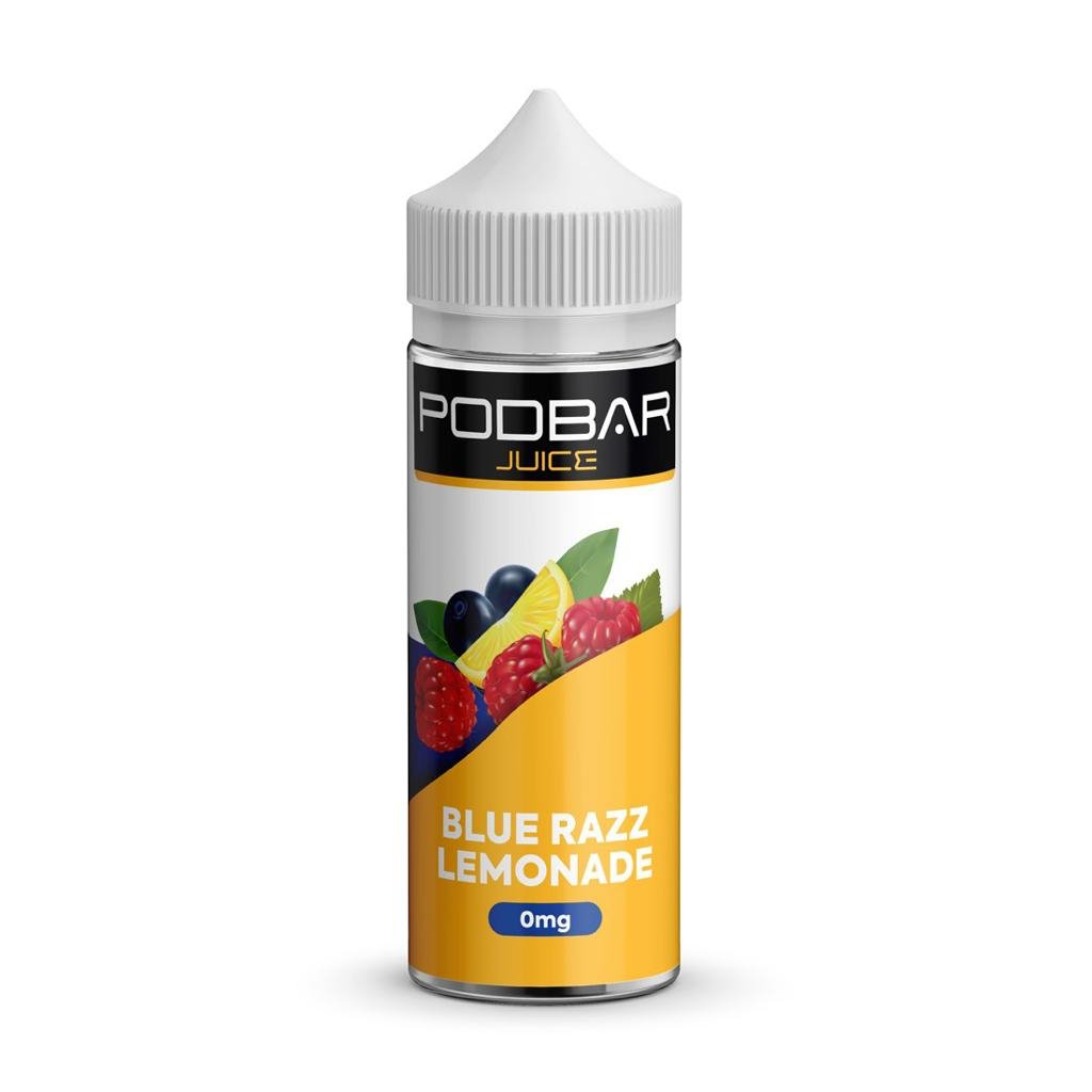 Kingston Podbar Juice - 100ml - Blue Razz Lemonade - PJW Vapes | Glasgow Vape Wholesaler