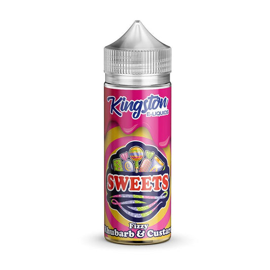 Kingston Sweets - 100ml - Fizzy Rhubarb & Custard - PJW Vapes | Glasgow Vape Wholesaler