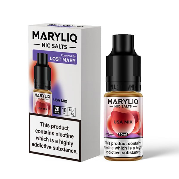 Maryliq Nic Salt - USA Mix - 10ML - PJW Vapes | Glasgow Vape Wholesaler