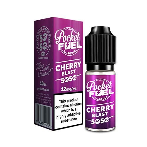 Pocket Fuel 50/50 - 10ml - Cherry Blast - PJW Vapes | Glasgow Vape Wholesaler