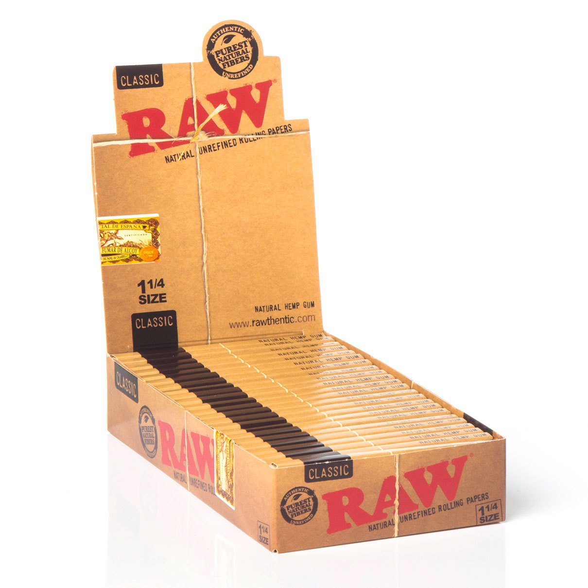 Raw - Classic 1 1/4 Rolling Papers - PJW Vapes | Glasgow Vape Wholesaler