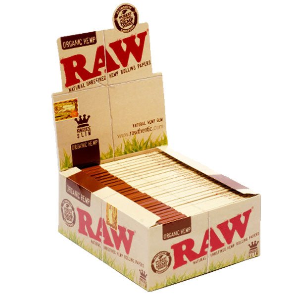 Raw - Organic King Size Slim Papers - PJW Vapes | Glasgow Vape Wholesaler