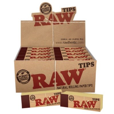 Raw - Original Regular Standard Rolling Tips - PJW Vapes | Glasgow Vape Wholesaler