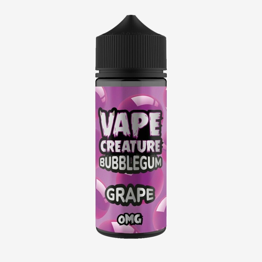 Vape Creature Bubblegum - 100ML - Grape - PJW Vapes | Glasgow Vape Wholesaler