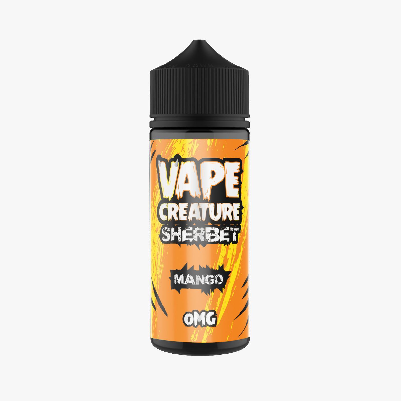 Vape Creature Sherbet - 100ML - Mango - PJW Vapes | Glasgow Vape Wholesaler