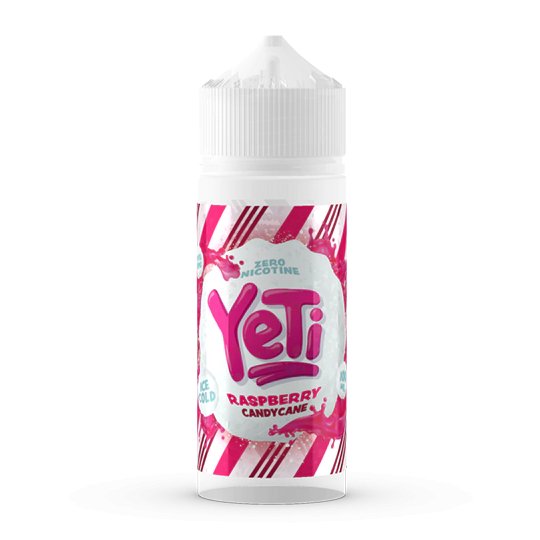 Yeti Candy Cane - 100ml - Raspberry - PJW Vapes | Glasgow Vape Wholesaler