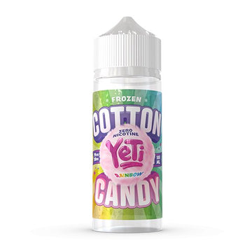 Yeti Frozen Cotton Candy - 100ml - Rainbow - PJW Vapes | Glasgow Vape Wholesaler