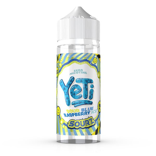 Yeti Sourz - 100ml - Sour Blue Raspberry ice - PJW Vapes | Glasgow Vape Wholesaler